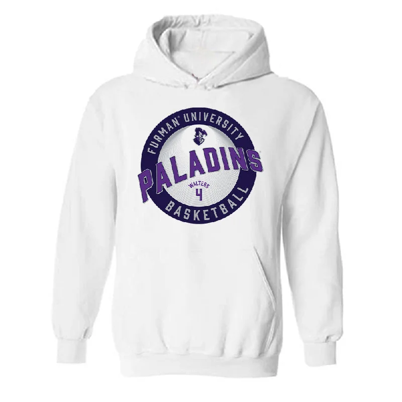 Furman - NCAA Women's Basketball : Tate Walters - Classic Fashion Shersey Hooded Sweatshirt Hoodie with Set-In Sleeves Structured Classic