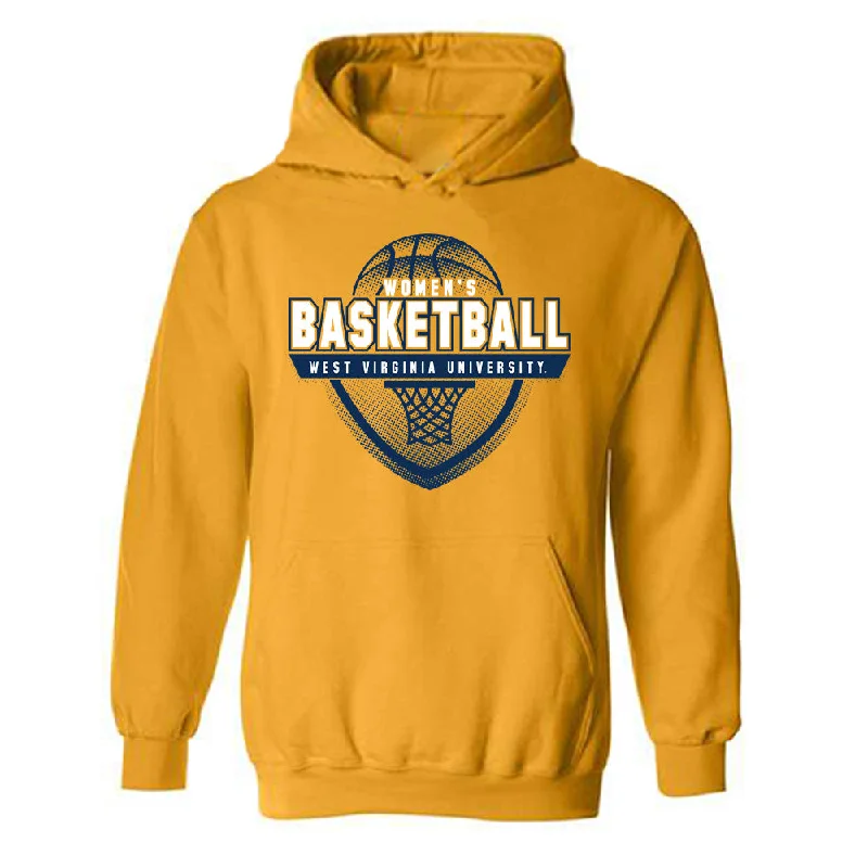 West Virginia - NCAA Women's Basketball : Jordan Thomas - Generic Sports Shersey Hooded Sweatshirt Hoodie with Ribbed Neckline Snug Warm