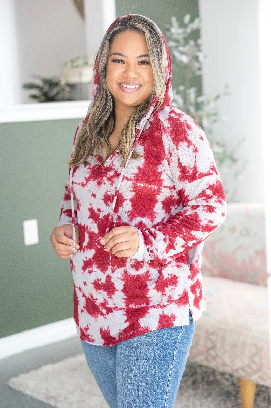 Crimson Skies Hoodie Hoodie with Mesh Breathable Sporty