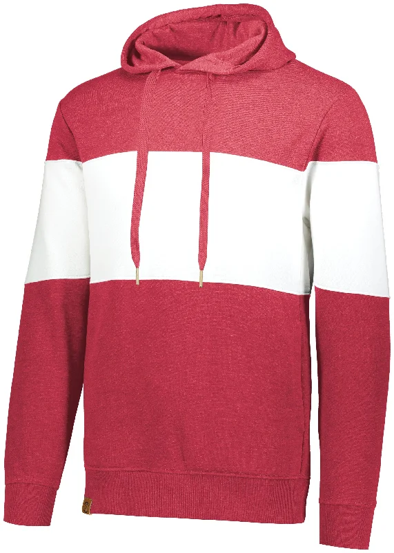 SCARLET HEATHER/WHITE
