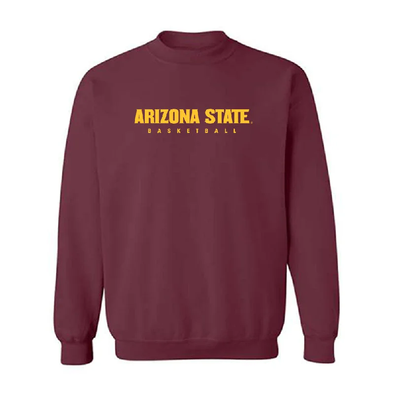 Arizona State - NCAA Women's Basketball : Jyah LoVett - Classic Shersey Crewneck Sweatshirt Hoodie with Typography Text Message