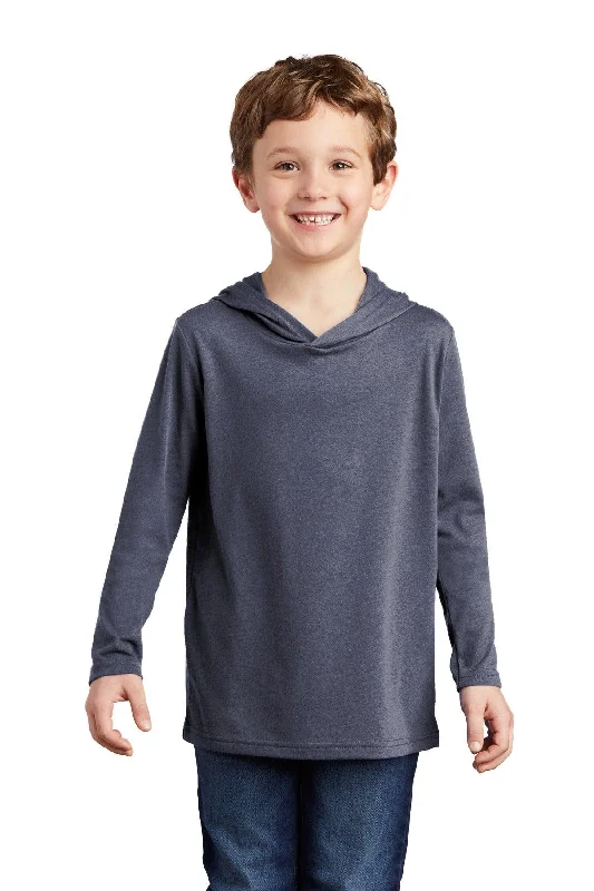 District  Youth Perfect Tri  Long Sleeve Hoodie DT139Y Hoodie with Elastic Cuffs Stretchable Comfortable
