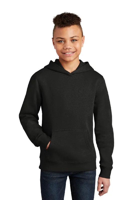 District Youth V.I.T.Fleece Hoodie DT6100Y Hoodie with Color Block Contrast Stylish