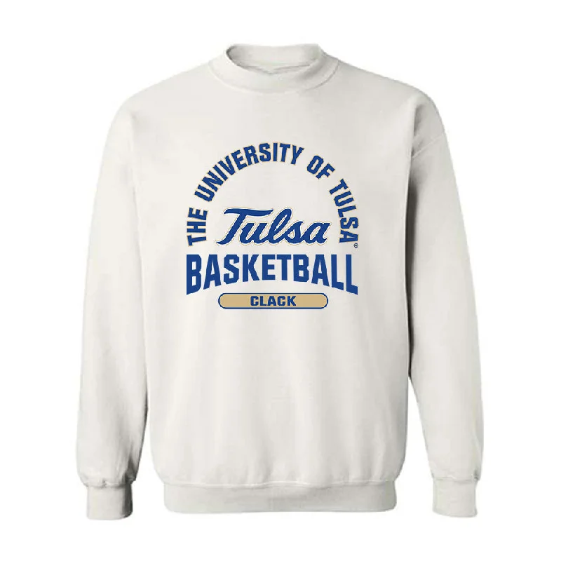 Tulsa - NCAA Women's Basketball : Jade Clack - Classic Fashion Shersey Crewneck Sweatshirt Hoodie with Lace Feminine Delicate