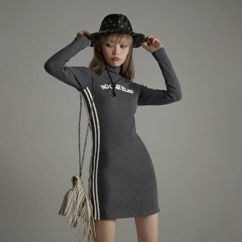 Striped Polar Dress Tunics Sophisticated sleek