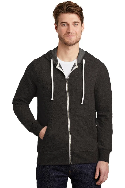 District  Perfect Tri  French Terry Full-Zip Hoodie. DT356 Hoodie with Print Artistic Unique