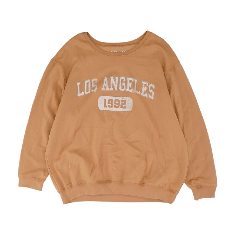 Orange Solid Sweatshirt Hoodie with Cropped Fit Short Trendy