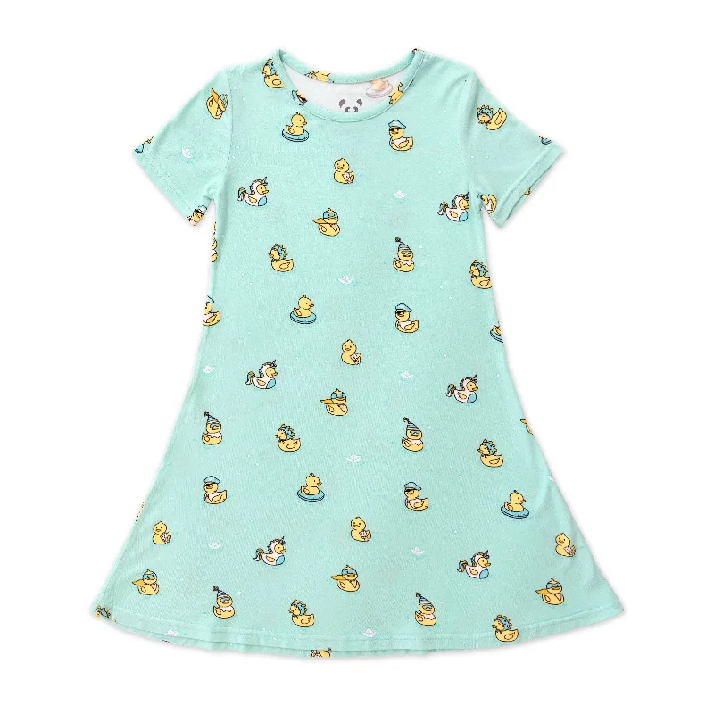 Rubber Ducky Girls Bamboo Dress Tunics Handmade artisanal
