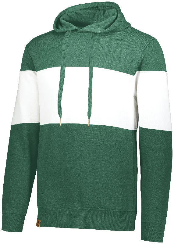 DARK GREEN HEATHER/WHITE