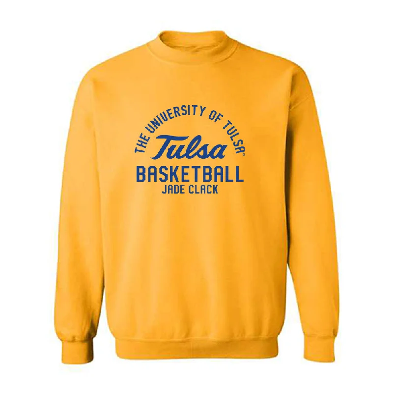 Tulsa - NCAA Women's Basketball : Jade Clack - Classic Fashion Shersey Crewneck Sweatshirt Hoodie with Pastel Soft Subtle
