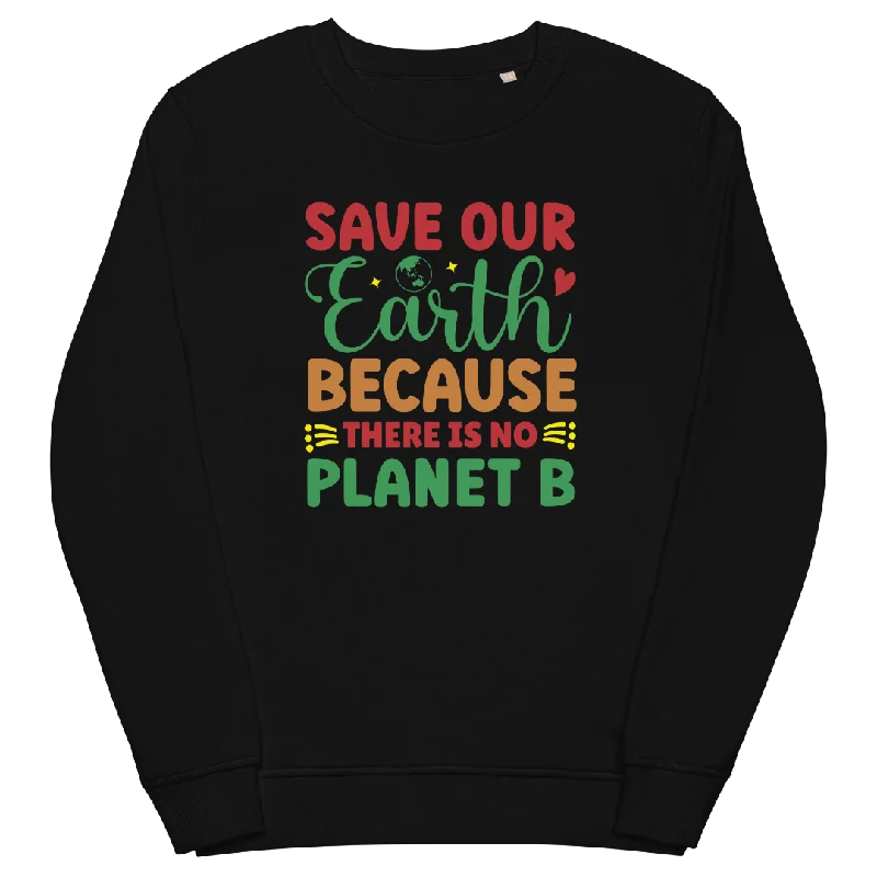 Earth Day Unisex Organic Sweatshirt Hoodie with Mesh Breathable Sporty