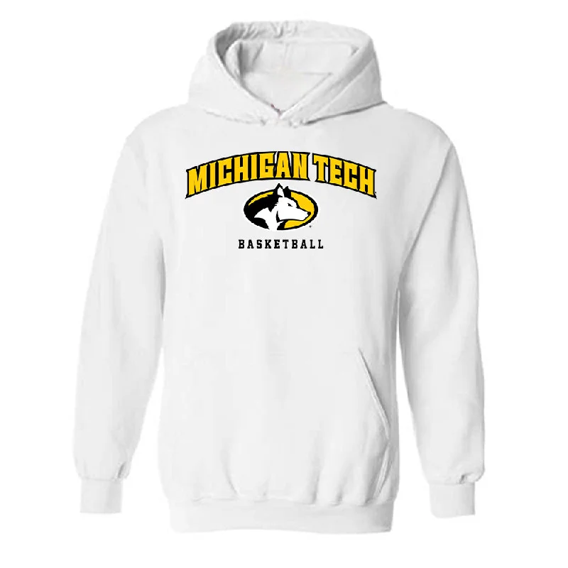 Michigan Tech - NCAA Women's Basketball : Alyssa Wypych - Classic Shersey Hooded Sweatshirt Hoodie with Hem Frayed Vintage Worn Michigan Tech - NCAA Women's Basketball : Alyssa Wypych - Classic Shersey Hooded Sweatshirt Hoodie with Hem Frayed Vintage Worn
