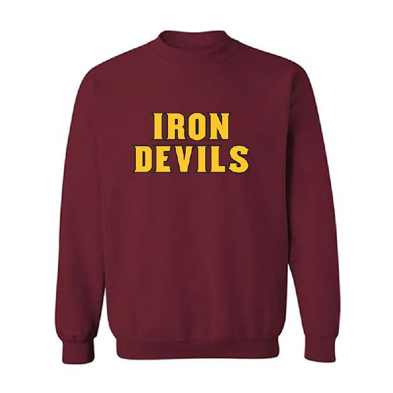 Arizona State - NCAA Women's Basketball : Jyah LoVett - Replica Shersey Crewneck Sweatshirt Hoodie with Metallic Shiny Futuristic