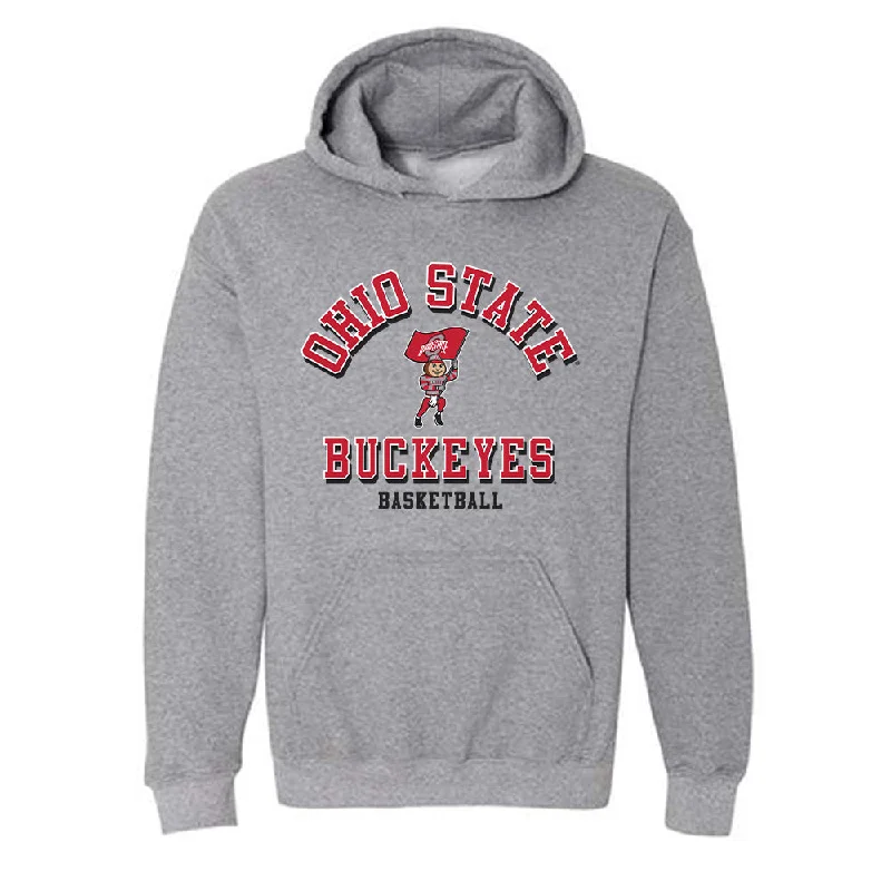 Ohio State - NCAA Women's Basketball : Kennedy Cambridge - Classic Shersey Hooded Sweatshirt Hoodie with Magnetic Closure Innovative Modern