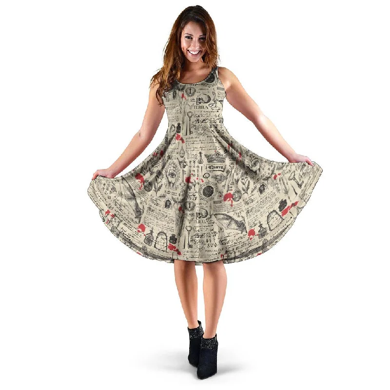 Alchemy Witchcraft Gothic Dress Tunics Luxurious premium