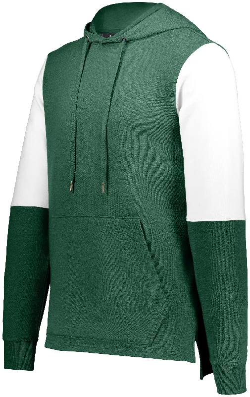 DARK GREEN HEATHER/WHITE