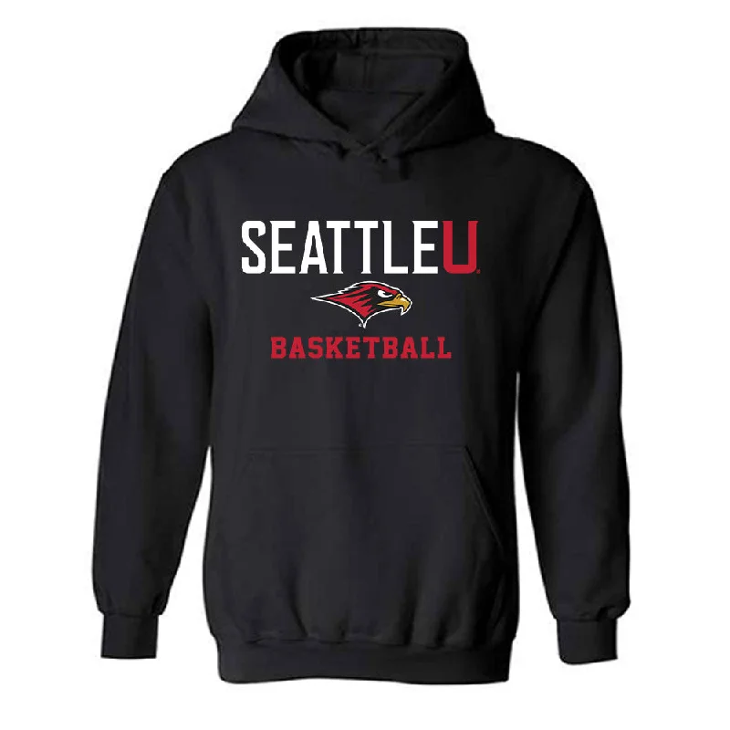 Seattle - NCAA Women's Basketball : Christeina Bryan - Classic Shersey Hooded Sweatshirt Hoodie with Double Zipper Versatile Adjustable