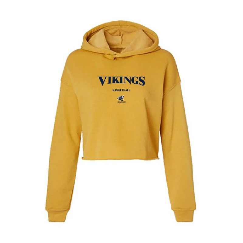 AU - NCAA Women's Basketball : Lola Chambers - Women's Crop Fleece Hoodie Hoodie with Elastic Waist Stretchable Comfortable