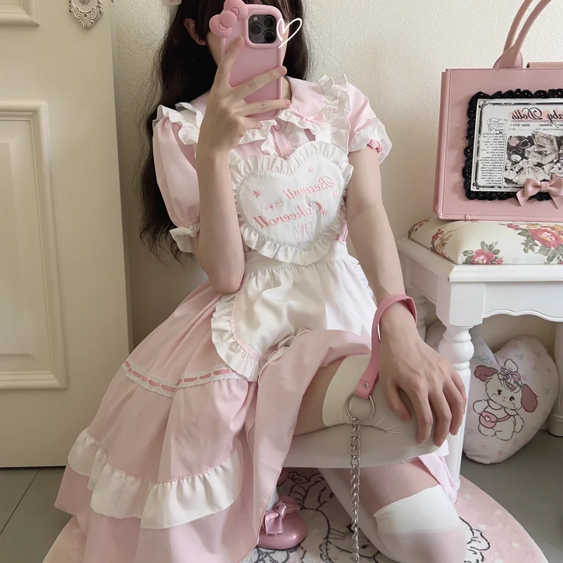Cute maid op dress PL53747 Tunics Brand named
