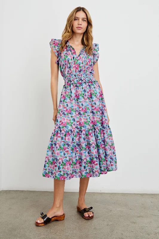 GARDEN DRESS - SPRING MEADOW Tunics Formal black