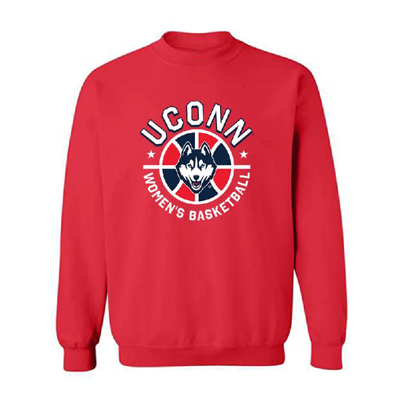 UConn - NCAA Women's Basketball : Sarah Strong - Classic Shersey Crewneck Sweatshirt Hoodie with Metallic Shiny Futuristic