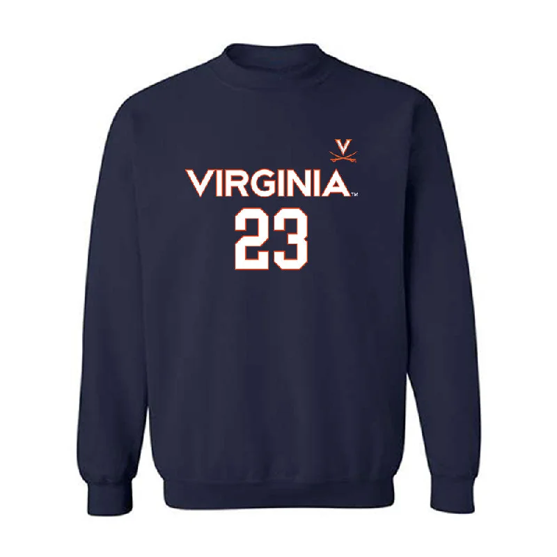 Virginia - NCAA Women's Basketball : Payton Dunbar - Replica Shersey Crewneck Sweatshirt Hoodie with Logo Branding Identity Virginia - NCAA Women's Basketball : Payton Dunbar - Replica Shersey Crewneck Sweatshirt Hoodie with Logo Branding Identity