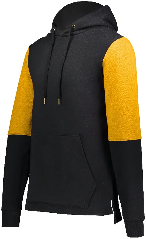 BLACK/GOLD HEATHER