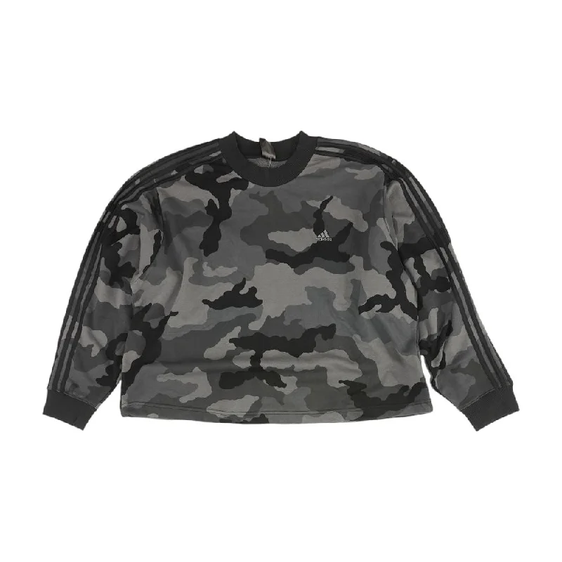 Gray Camo Sweatshirt Hoodie Jacket Zipper Layering