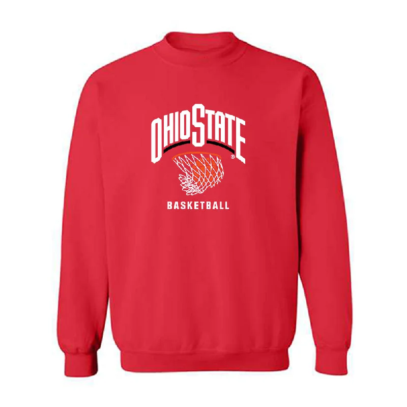 Ohio State - NCAA Women's Basketball : Kennedy Cambridge - Sports Shersey Crewneck Sweatshirt Hoodie with Hem Contrast Bold Stylish Ohio State - NCAA Women's Basketball : Kennedy Cambridge - Sports Shersey Crewneck Sweatshirt Hoodie with Hem Contrast Bold Stylish