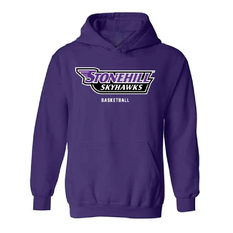 Stonehill - NCAA Women's Basketball : Brooke Paquette - Classic Shersey Hooded Sweatshirt Hoodie with Illustration Artistic Creative