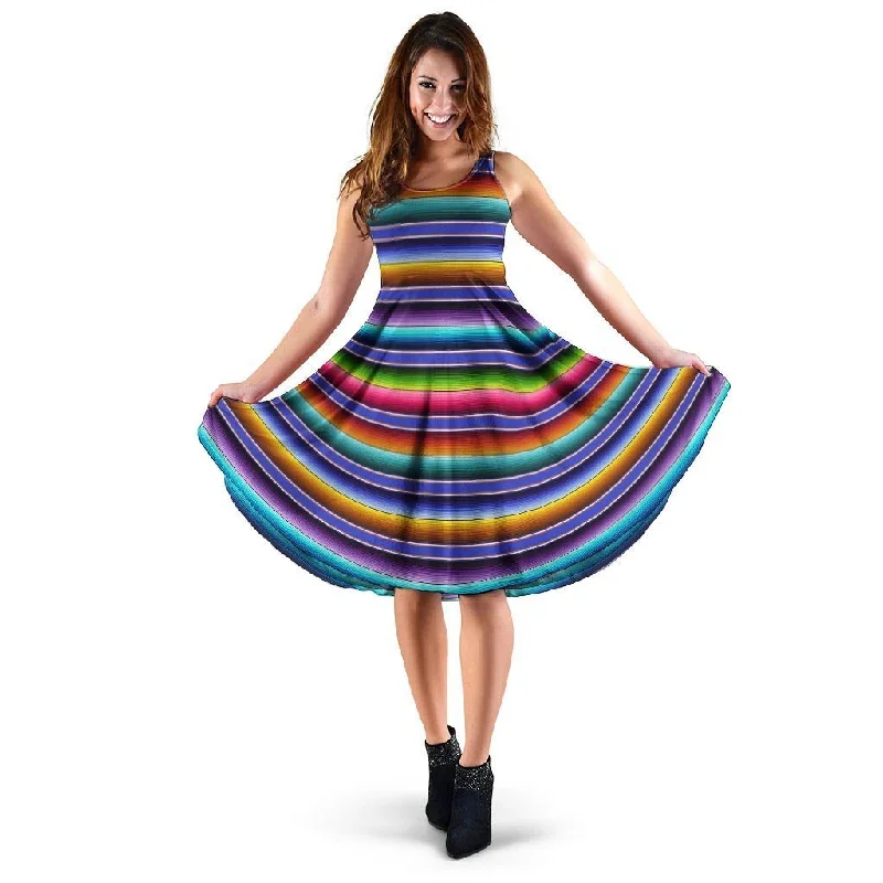 Baja Serape Mexican Dress Tunics Prom sequined