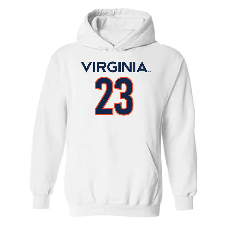 Virginia - NCAA Women's Basketball : Payton Dunbar - Replica Shersey Hooded Sweatshirt Hoodie with Hem Patch Decorative Personalized Virginia - NCAA Women's Basketball : Payton Dunbar - Replica Shersey Hooded Sweatshirt Hoodie with Hem Patch Decorative Personalized