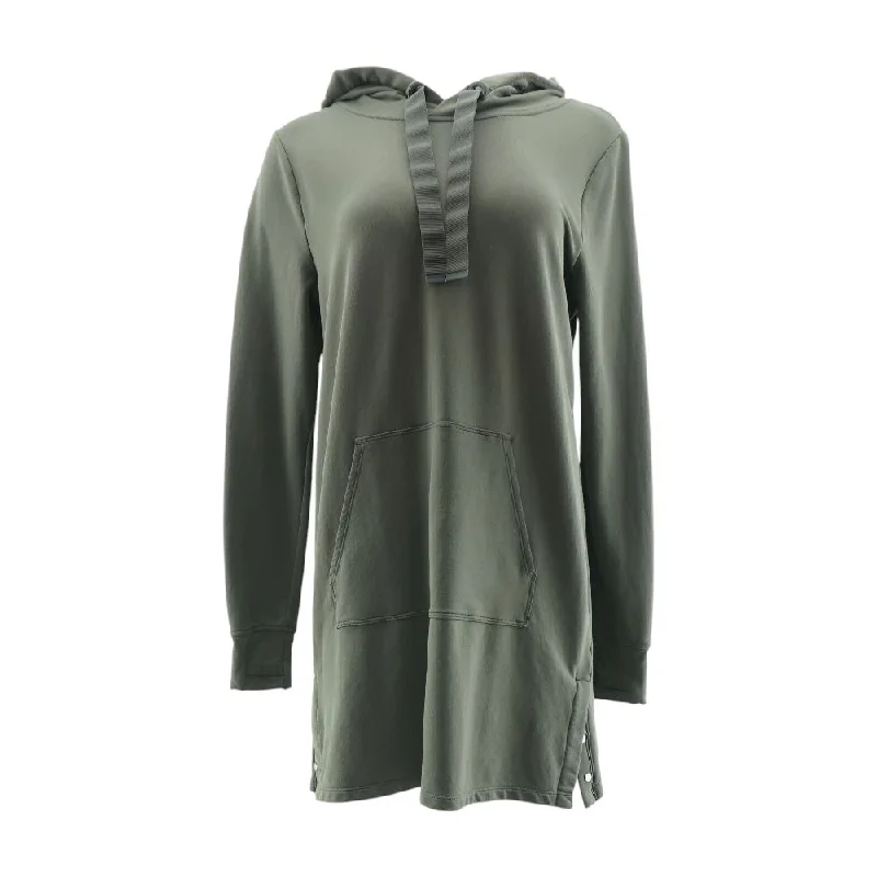 Gray Solid Hoodie Hoodie with Slim Fit Tailored Modern