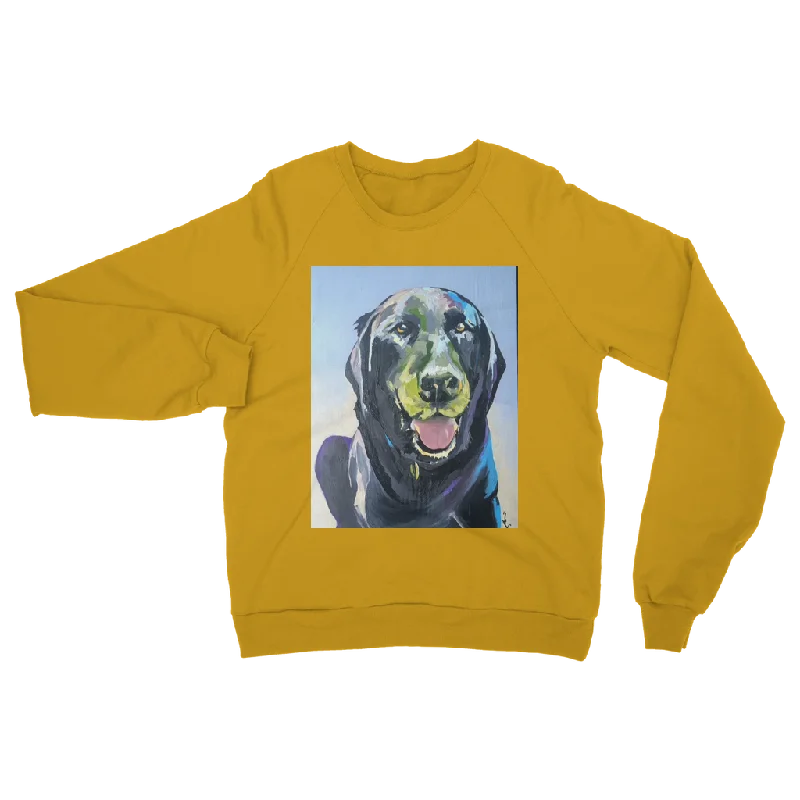 Black Lab Classic Adult Sweatshirt Hoodie with Pocket Utility Practical