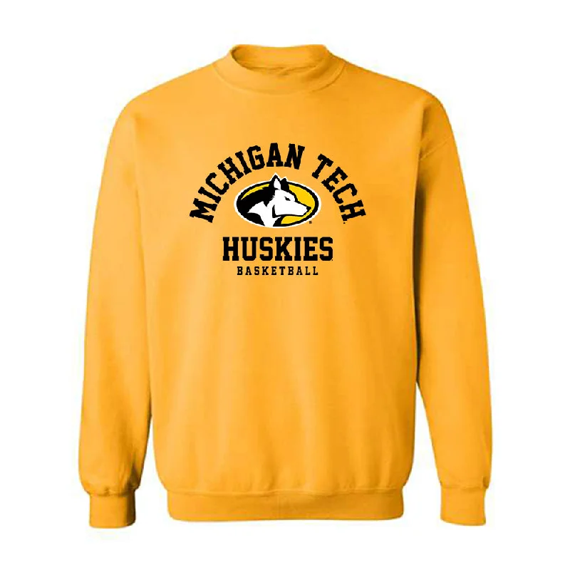 Michigan Tech - NCAA Women's Basketball : Alyssa Wypych - Classic Shersey Crewneck Sweatshirt Hoodie with Hem Embroidery Detailed Premium Michigan Tech - NCAA Women's Basketball : Alyssa Wypych - Classic Shersey Crewneck Sweatshirt Hoodie with Hem Embroidery Detailed Premium