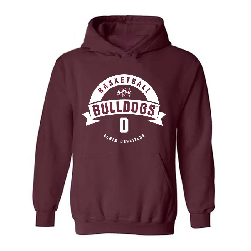 Mississippi State - NCAA Women's Basketball : Denim DeShields - Classic Fashion Shersey Hooded Sweatshirt Hoodie with Print Artistic Unique Mississippi State - NCAA Women's Basketball : Denim DeShields - Classic Fashion Shersey Hooded Sweatshirt Hoodie with Print Artistic Unique