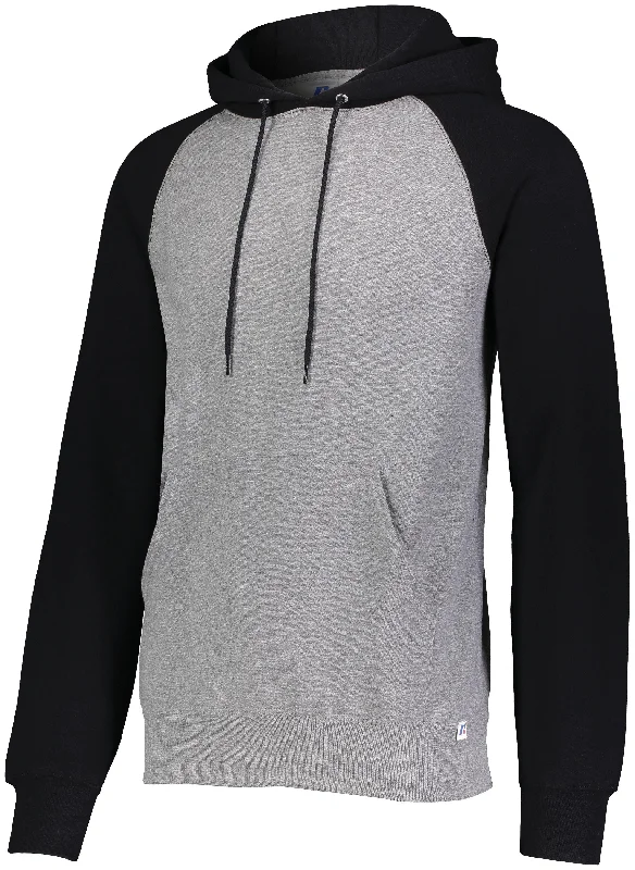 Dri-Power®  Fleece Color Block Hoodie Hoodie with Cuffed Sleeves Snug Secure