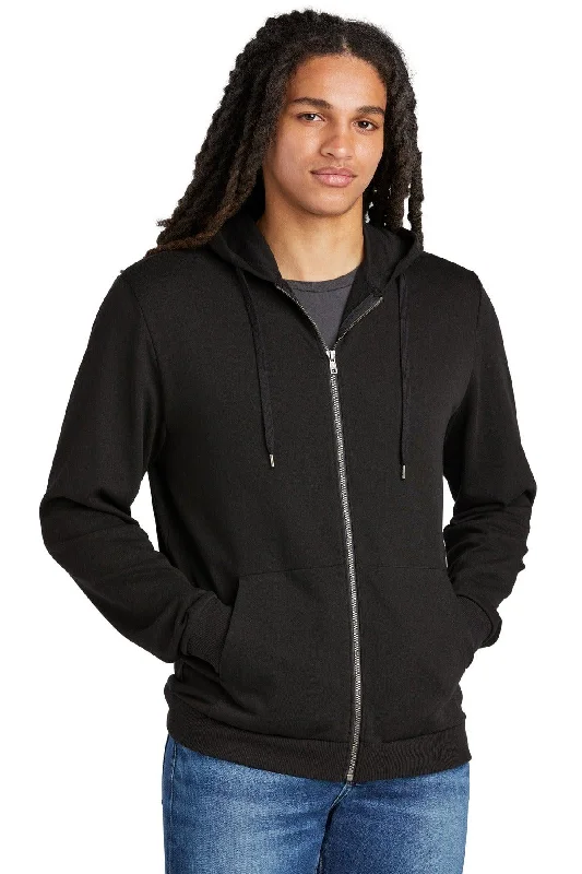 District Perfect Tri Fleece Full-Zip Hoodie DT1302 Hoodie with Full-Zip Functional Layering