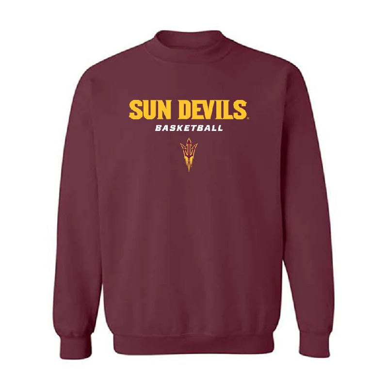 Arizona State - NCAA Women's Basketball : Jyah LoVett - Classic Shersey Crewneck Sweatshirt Hoodie with Reflective Safety Nightwear