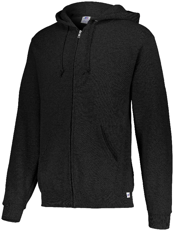 Dri-Power?? Fleece Full-Zip Hoodie 697HBM Hoodie with Rolled Sleeves Casual Relaxed