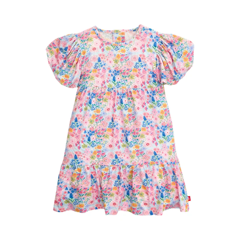 Lily Magnetic Flutter Sleeve Dress Tunics Cozy soft