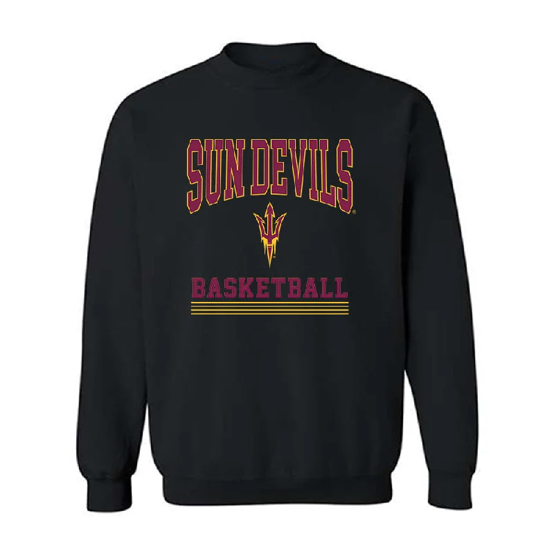 Arizona State - NCAA Women's Basketball : Jyah LoVett - Classic Fashion Shersey Crewneck Sweatshirt Hoodie with Lining Warm Insulated