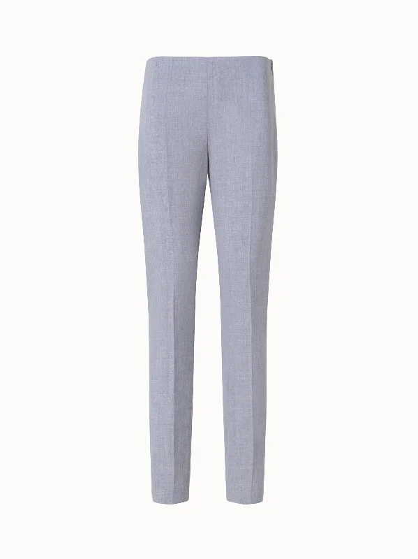 Slim Wool Double-Face Pants Comfortable Fleece Pants