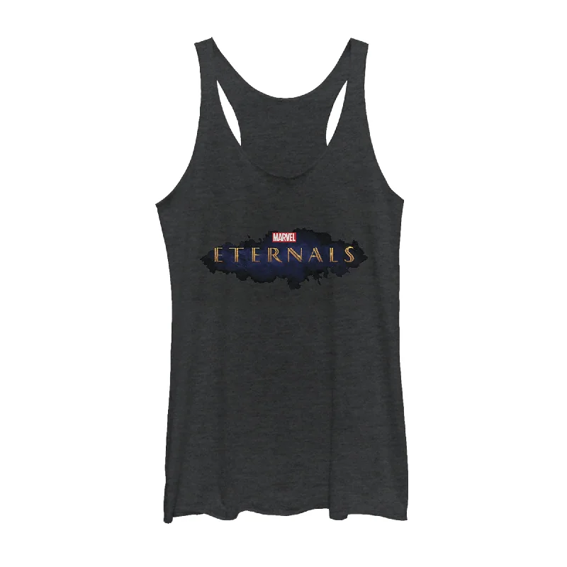 Women's Marvel Eternals Movie Logo Racerback Tank Top cherry red tank