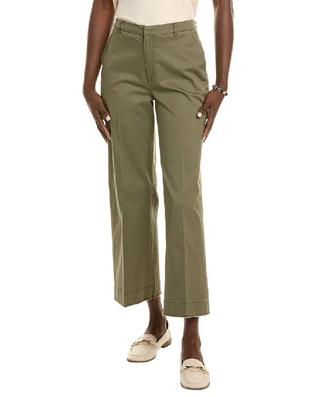 ATM Anthony Thomas Melillo Twill Boyfriend Pant Comfortable Wide-Leg Pants