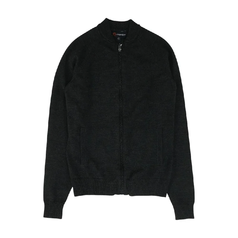 Charcoal Solid Lightweight Jacket Oversized Jacket Tailored Jacket Straight Jacket