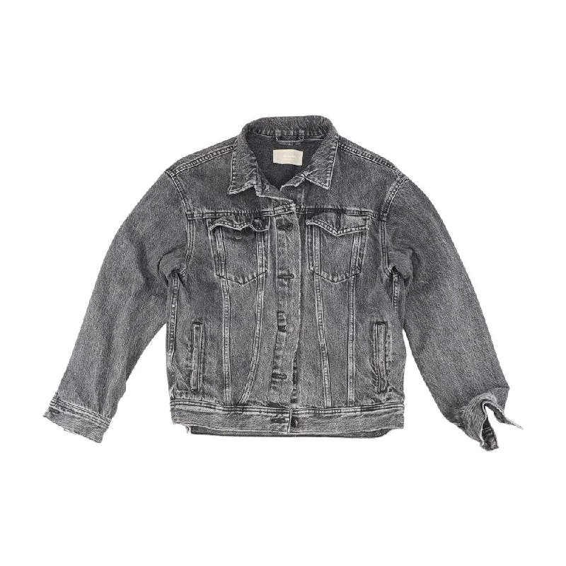 Charcoal Solid Denim Jacket Rayon Jacket Velvet Jacket Corduroy Jacket
