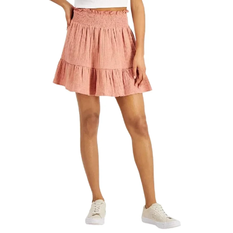 SELF ESTEEM - Tiered Cotton Skirt wool skirt warm