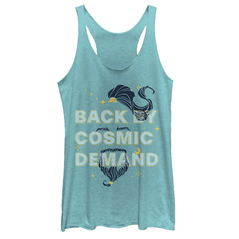 Women's Aladdin Genie Back By Cosmic Demand Racerback Tank Top tie dye tank