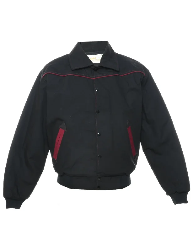 Black Jacket - M Plaid Jacket Tartan Jacket Houndstooth Jacket